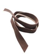 Leather Band Short Layer Accessories Hair Accessories Scrunchies Brown...