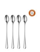 Robert Welch Radford Bright Long Handled Spoon, Set Of 4 Silver