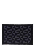 Tica Copenhagen Floormat Polyamide, 60X40 Cm, Graphic Design Svart