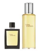 Terre D'hermès, Parfum, 30 Ml Travel Spray And 125 Ml Refil Parfym Eau...