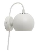 Frandsen Lighting Ball Magnet Wall Lamp Vit