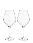 Holmegaard Cabernet Lines Glass 69 Cl 2 Pcs. Nude