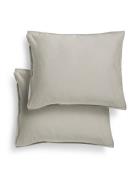 Midnatt Pillow Cover 2-Pack Pebble Grå