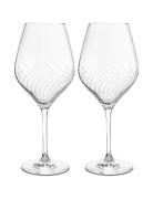 Holmegaard Cabernet Lines Red Wine Glass 52 Cl 2 Pcs. Nude