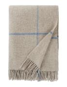 Fabelab Wool Plaid - Grid - Warm Grey/Blue Spruce Grå