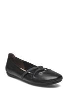 Woms Ballerina Ballerinaskor Ballerinas Black Tamaris