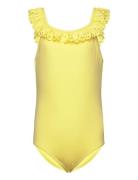 Swana Bathing Suit Baddräkt Badkläder Yellow MarMar Copenhagen