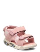 En Fant Sandal Velcro W. Lights Rosa