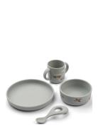 Liewood Vivi Printed Tableware Set Blå