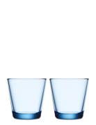 Iittala Kartio Tumbler 21Cl Aqua 2Pcs Blå