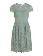 Vila Vikalila Capsleeve Lace Dress - Noos Grön