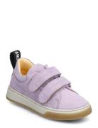 Shoes - Flat - With Velcro Låga Sneakers Purple ANGULUS