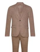 Bruun & Stengade Bs Pollino Classic Fit Suit Set Brun