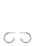 Pernille Corydon Small Dancing Wave Hoops Silver