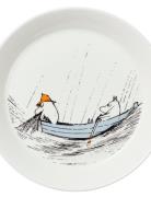 Arabia Moomin Plate Ø19Cm True To Its Origins Vit