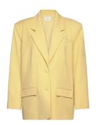 Paulagz Oz Blazer Blazers Single Breasted Blazers Yellow Gestuz