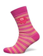 Kasvaa Tasaraita Unikko Lingerie Socks Regular Socks Pink Marimekko