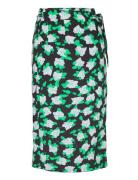 Dvf Elma Skirt Knälång Kjol Green Diane Von Furstenberg