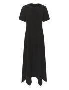Glennagz Ls Long Dress Maxiklänning Festklänning Black Gestuz