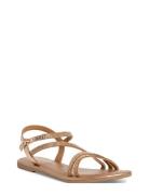 Women Sandals Platta Sandaler Gold Tamaris