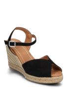 Espadrilles Sandalette Med Klack Espadrilles Black Billi Bi