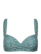 Panos Emporio Ditsy Dots Medea Top Grön