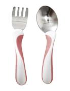 Bambino Bambino My First! Fork & Spoon Cerise Rosa