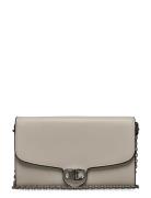 Lauren Ralph Lauren Leather Medium Adair Crossbody Beige