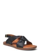 Sandal Platta Sandaler Black Sofie Schnoor