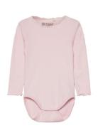 Huttelihut Body Ls Rib Rosa