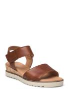 Gabor Wedge Sandal Brun