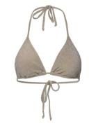 Second Female Glint Bikini Top Silver