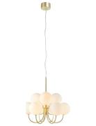 Markslöjd Lighting Bianco Pendant 9L Gold/White Guld