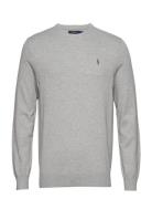 Polo Ralph Lauren Slim Fit Cotton Sweater Grå