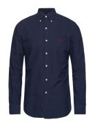 Polo Ralph Lauren Slim Fit Garment-Dyed Oxford Shirt Marinblå