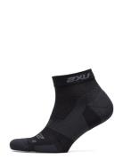 2XU Vectr Light Cushion 1/4 Crew Socks Svart