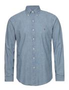 Polo Ralph Lauren Custom Fit Chambray Shirt Blå