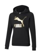 PUMA Classics Logo Hoodie G Svart