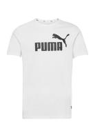 Ess Logo Tee Sport T-shirts Short-sleeved White PUMA
