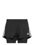 Pacer 3S 2 In 1 Sport Shorts Sport Shorts Black Adidas Performance