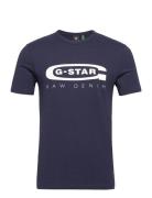Graphic 4 Slim R T S\S Tops T-shirts Short-sleeved Blue G-Star RAW