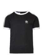 3Stripes Tee Sport T-shirts Short-sleeved Black Adidas Originals