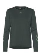 Hmltaylor T-Shirt L/S Sport T-shirts & Tops Long-sleeved Green Hummel