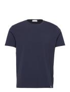 Panos Emporio Panos Emporio Organic Cotton Tee Crew Marinblå