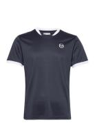 Club Tech T-Shirt Sport T-shirts Short-sleeved Navy Sergio Tacchini