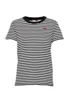 LEVI´S Women Perfect Tee Raita Stripe Cavia Svart