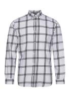 Jack & J S Jjegingham Twill Shirt L/S Noos Vit