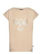 Hmldiez T-Shirt S/S Sport T-shirts Short-sleeved Brown Hummel