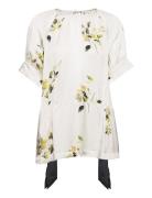 Judith - Wild Flower Tops Blouses Short-sleeved Multi/patterned Day Bi...
