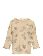 Mignonne Blouse 68Cm - 6M Flowers And Berries Tops T-shirts Long-sleev...